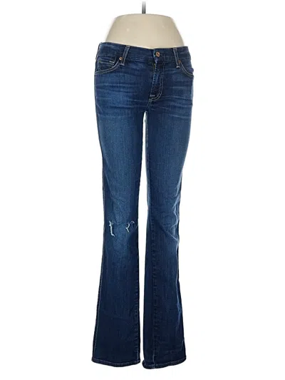 Pre-owned 7 For All Mankind Jeans In Blue