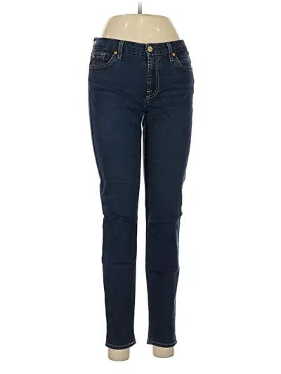 Pre-owned 7 For All Mankind Jeans In Blue