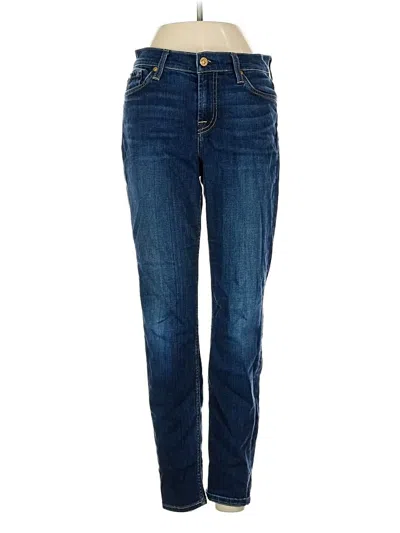 Pre-owned 7 For All Mankind Jeans In Blue
