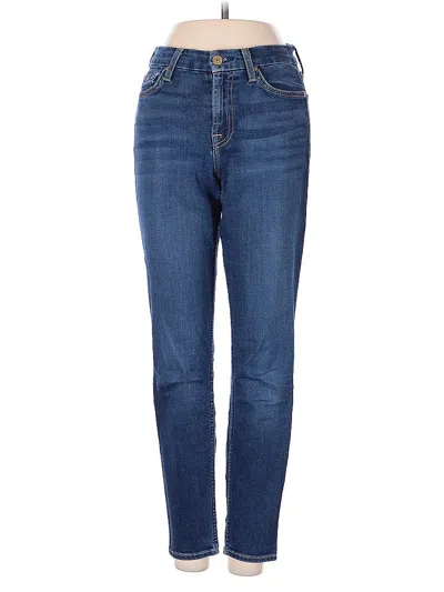 Pre-owned 7 For All Mankind Jeans In Blue