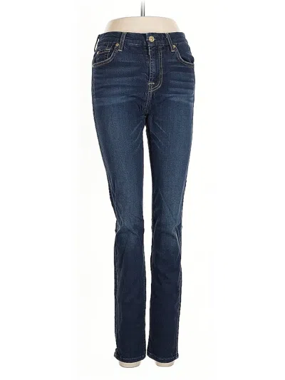 Pre-owned 7 For All Mankind Jeans In Blue