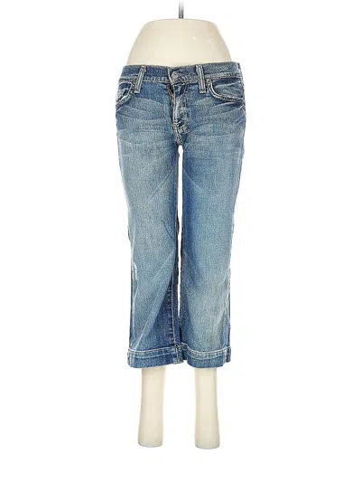Pre-owned 7 For All Mankind Jeans In Blue