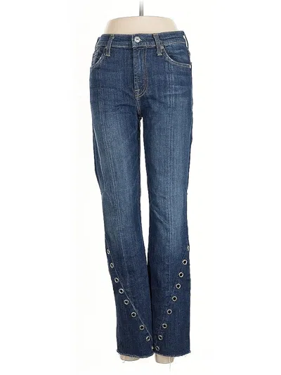 Pre-owned 7 For All Mankind Jeans In Blue