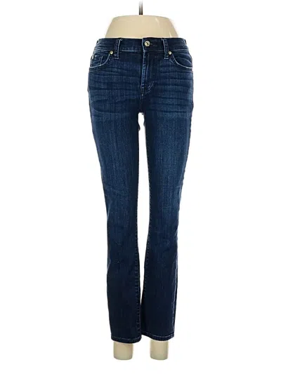 Pre-owned 7 For All Mankind Jeans In Blue