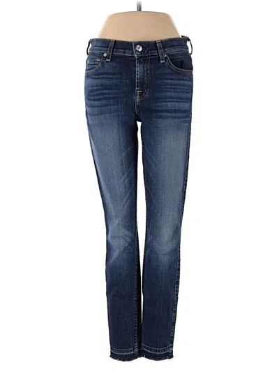 Pre-owned 7 For All Mankind Jeans In Blue