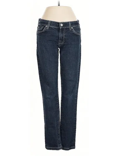 Pre-owned 7 For All Mankind Jeans In Blue