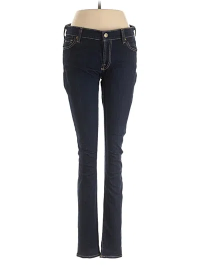 Pre-owned 7 For All Mankind Jeans In Blue