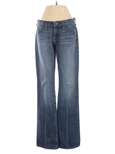 Pre-owned 7 For All Mankind Jeans In Blue