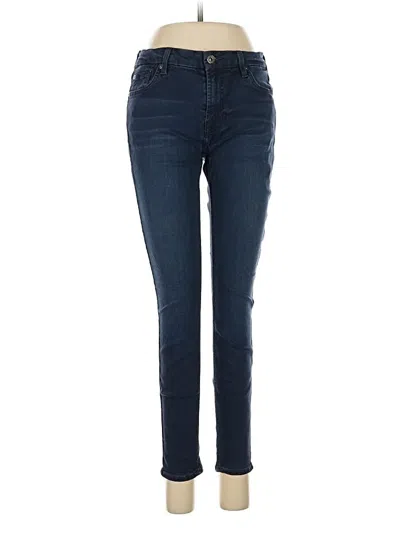 Pre-owned 7 For All Mankind Jeans In Blue