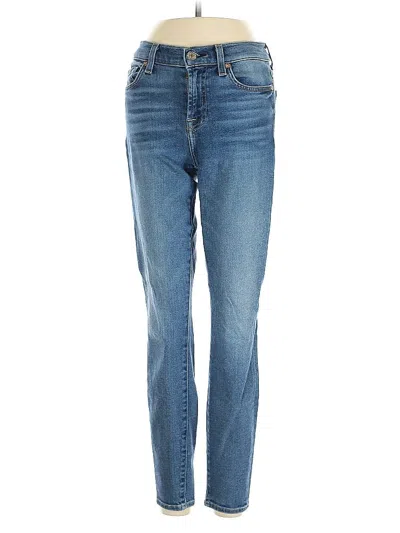 Pre-owned 7 For All Mankind Jeans In Blue