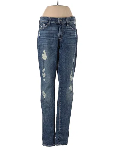 Pre-owned 7 For All Mankind Jeans In Blue