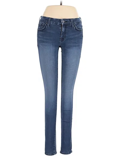 Pre-owned 7 For All Mankind Jeans In Blue