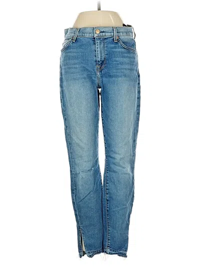 Pre-owned 7 For All Mankind Jeans In Blue