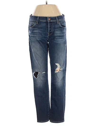 Pre-owned 7 For All Mankind Jeans In Blue
