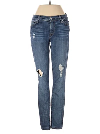 Pre-owned 7 For All Mankind Jeans In Blue