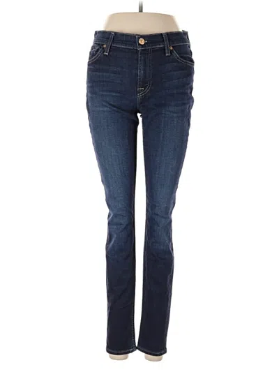 Pre-owned 7 For All Mankind Jeans In Blue