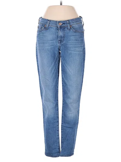 Pre-owned 7 For All Mankind Jeans In Blue