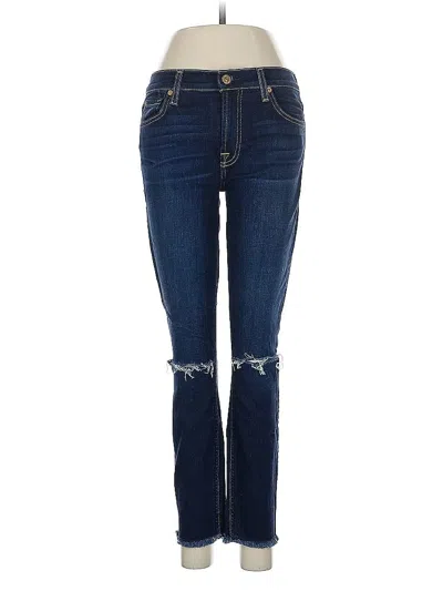 Pre-owned 7 For All Mankind Jeans In Blue