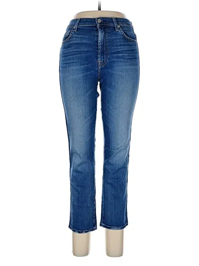 Pre-owned 7 For All Mankind Jeans In Blue