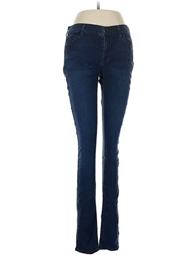 Pre-owned 7 For All Mankind Jeans In Blue