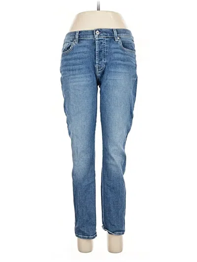 Pre-owned 7 For All Mankind Jeans In Blue