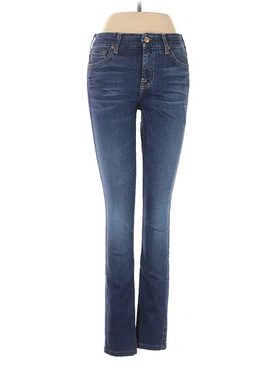 Pre-owned 7 For All Mankind Jeans In Blue