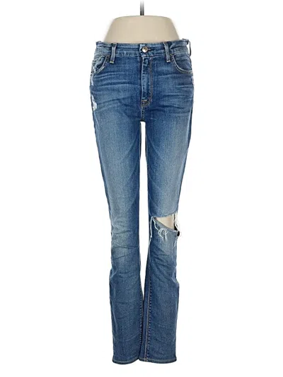 Pre-owned 7 For All Mankind Jeans In Blue
