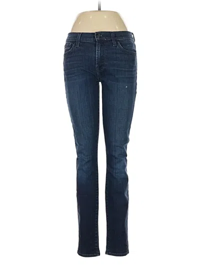 Pre-owned 7 For All Mankind Jeans In Blue