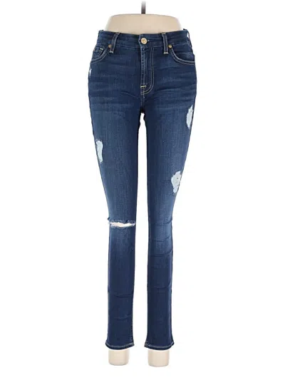Pre-owned 7 For All Mankind Jeans In Blue
