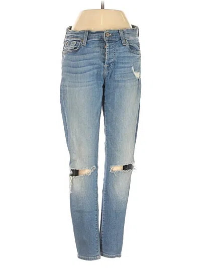 Pre-owned 7 For All Mankind Jeans In Blue