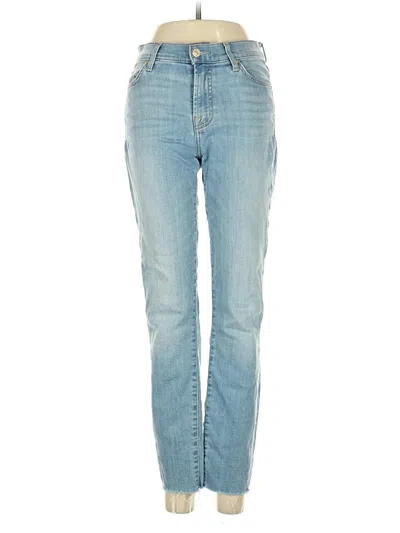 Pre-owned 7 For All Mankind Jeans In Blue