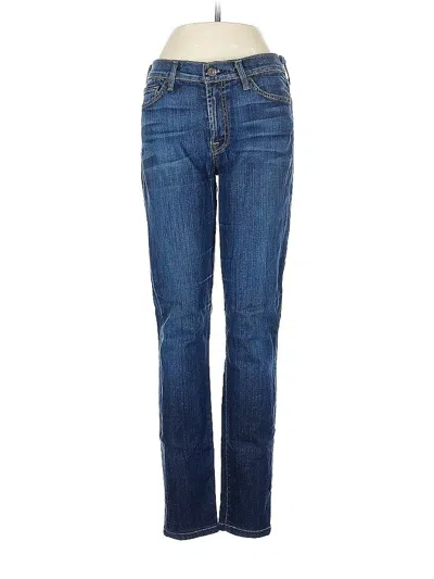 Pre-owned 7 For All Mankind Jeans In Blue