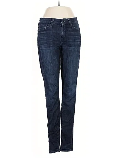 Pre-owned 7 For All Mankind Jeans In Blue