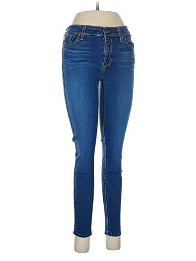 Pre-owned 7 For All Mankind Jeans In Blue