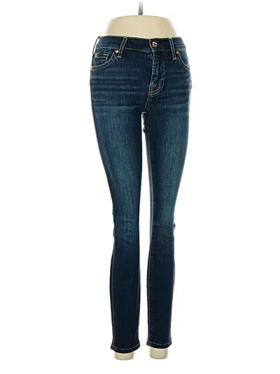 Pre-owned 7 For All Mankind Jeans In Blue