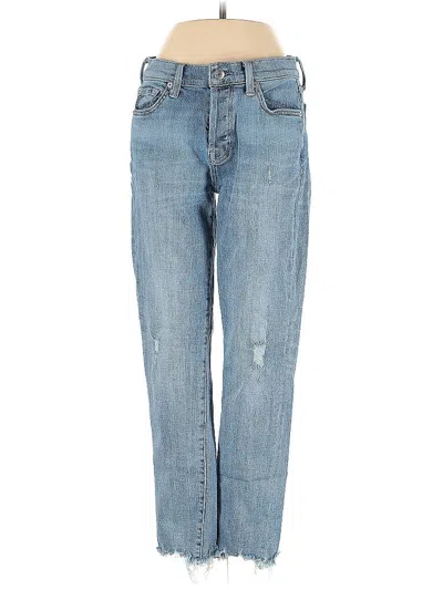 Pre-owned 7 For All Mankind Jeans In Blue