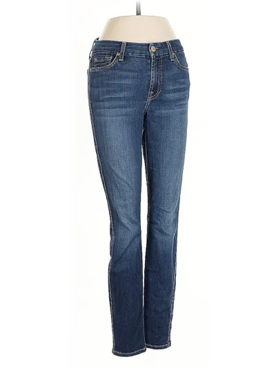 Pre-owned 7 For All Mankind Jeans In Blue