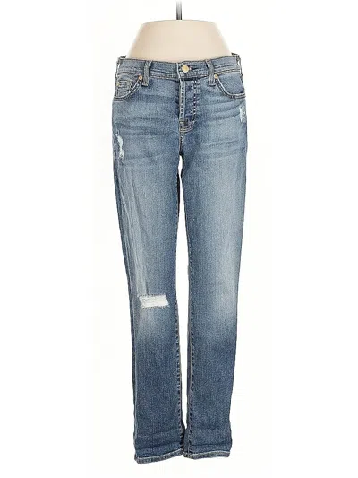 Pre-owned 7 For All Mankind Jeans In Blue