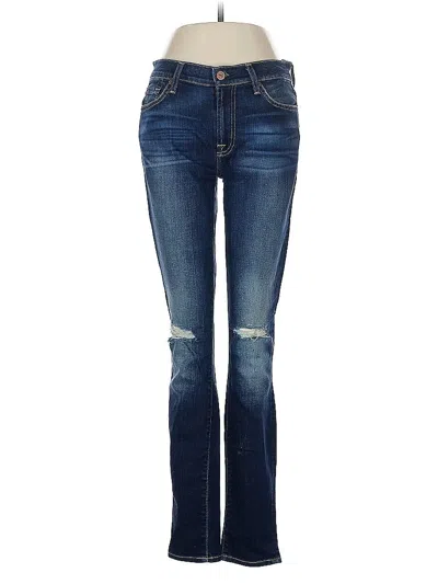 Pre-owned 7 For All Mankind Jeans In Blue