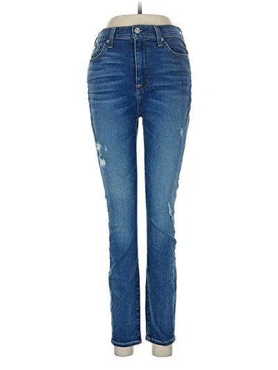 Pre-owned 7 For All Mankind Jeans In Blue
