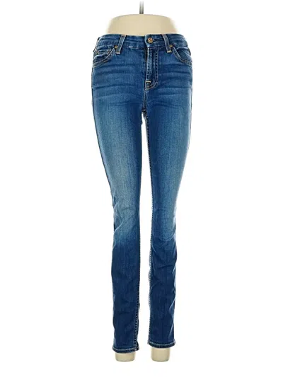 Pre-owned 7 For All Mankind Jeans In Blue