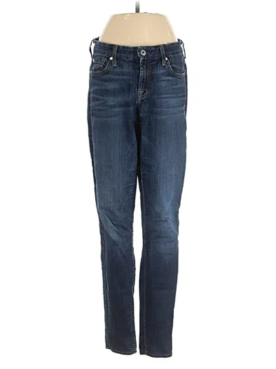 Pre-owned 7 For All Mankind Jeans In Blue