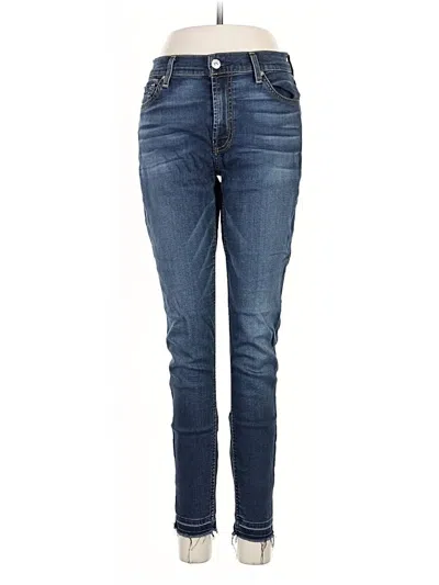 Pre-owned 7 For All Mankind Jeans In Blue
