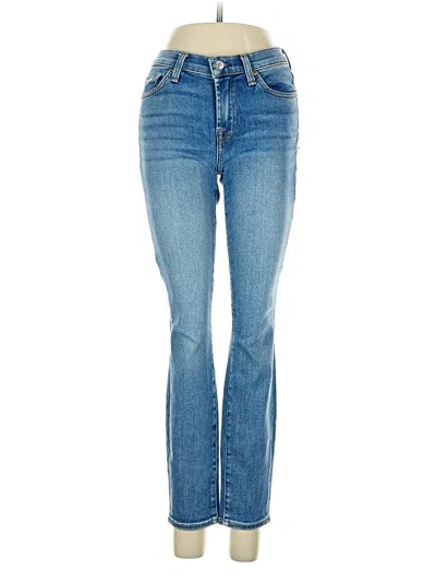 Pre-owned 7 For All Mankind Jeans In Blue