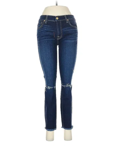 Pre-owned 7 For All Mankind Jeans In Blue