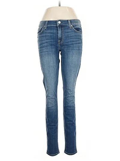 Pre-owned 7 For All Mankind Jeans In Blue