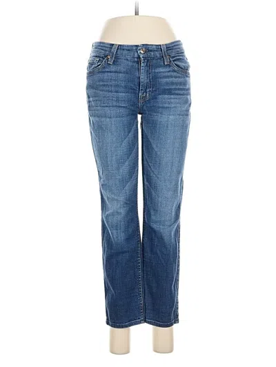 Pre-owned 7 For All Mankind Jeans In Blue