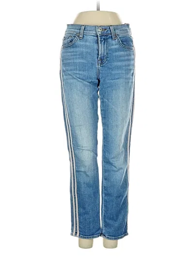 Pre-owned 7 For All Mankind Jeans In Blue