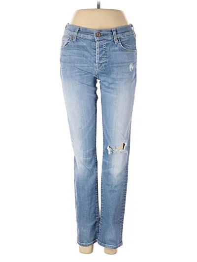 Pre-owned 7 For All Mankind Jeans In Blue