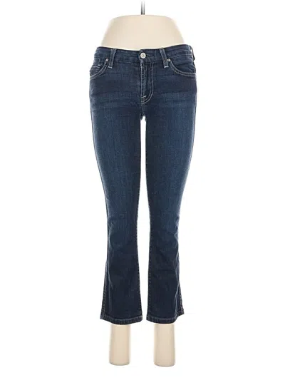 Pre-owned 7 For All Mankind Jeans In Blue